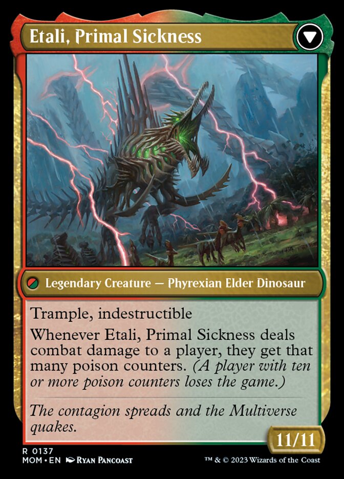 Etali, Conquistador Primordial // Etali, Enfermedad Primordial [La marcha de la máquina] 