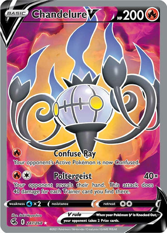 Chandelure V (247/264) [Espada y escudo: Golpe de fusión] 