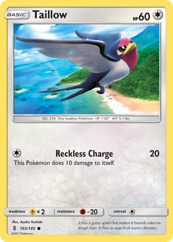Taillow (103/145) [Sol y Luna: Guardianes en ascenso] 