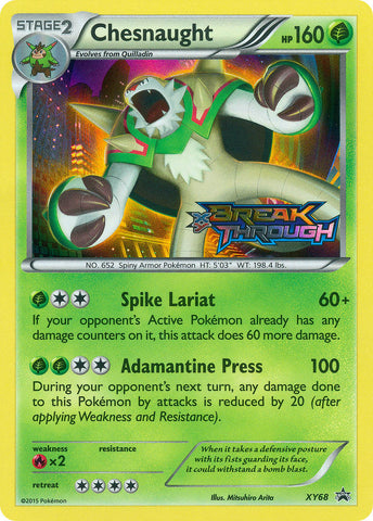 Chesnaught (XY68) [XY: Promociones de Black Star] 
