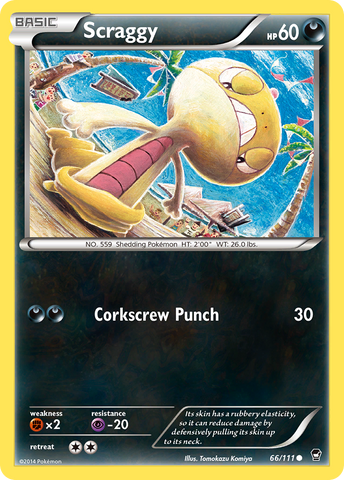 Scraggy (66/111) [XY: Puños furiosos] 
