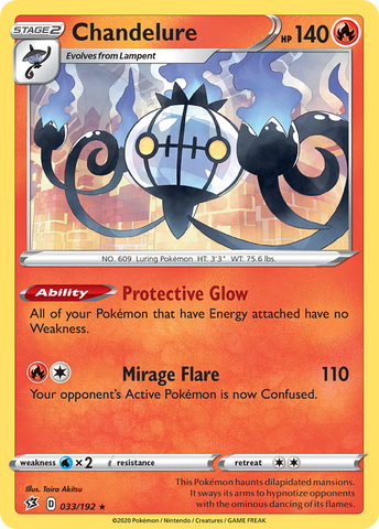 Chandelure (033/192) [Espada y escudo: Choque rebelde] 