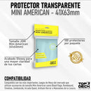 Protectores Juego de Mesa - TOPDECK Mini American 41x63mm