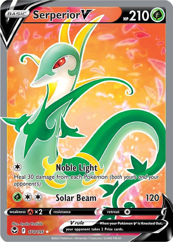 Serperior V (170/195) [Espada y escudo: Tempestad de plata] 