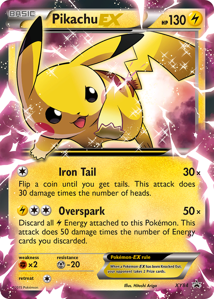 Pikachu EX (XY84) [XY: Promociones de Estrella Negra] 