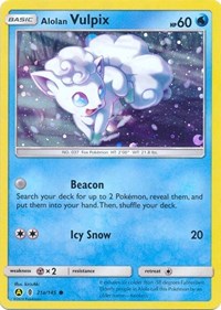 Alolan Vulpix (21a/145) (Promoción de arte alternativo) [Sol y luna: Guardianes nacientes] 