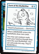 Form of the Mulldrifter (2021 Edition) [Mystery Booster Playtest Cards]