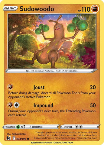 Sudowoodo (094/196) [Espada y escudo: Origen perdido] 
