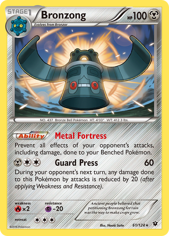 Bronzong (61/124) [XY: Destinos en colisión] 