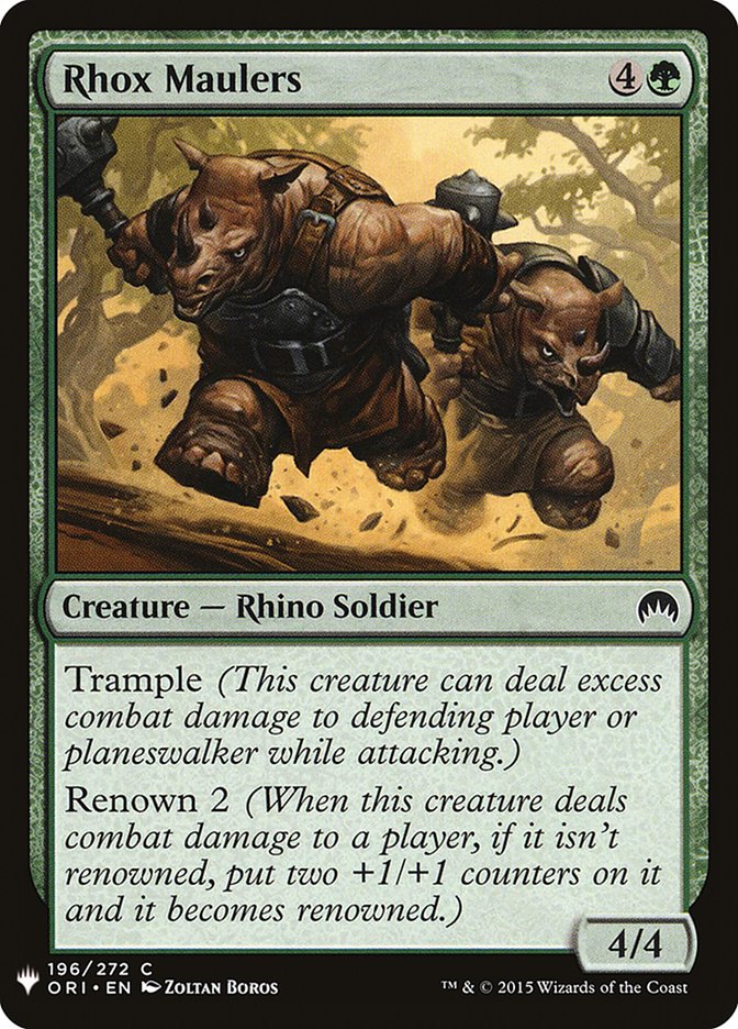Rhox Maulers [potenciador misterioso] 