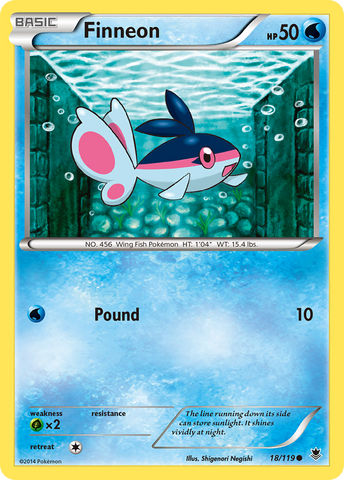 Finneon (18/119) [XY: Fuerzas fantasma] 