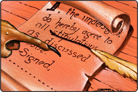 Playmat - Contract From Below