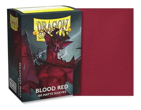 Dragon Shield Sleeves - Blood Red (100 protectores)