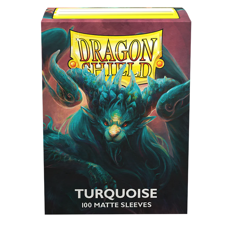 Dragon Shield Sleeves - Turquoise matte (100 Protectores)