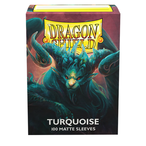 Dragon Shield Sleeves - Turquoise matte (100 Protectores)