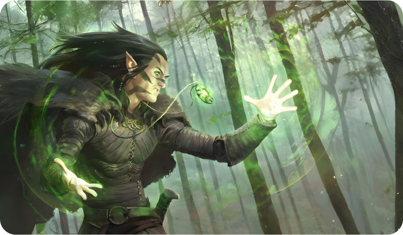 Playmat - Elvish Mystic