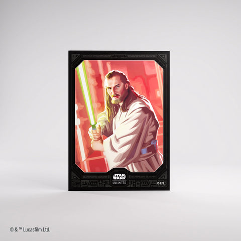 Star Wars: Unlimited - Premium Art Sleeves (Qui-Gon Jinn)