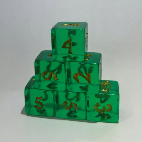 Dado The Lord Of The Rings - Bright Green (por unidad)