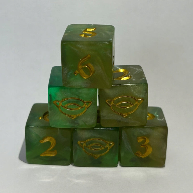 Dados The Lord Of The Rings - Pearl Green