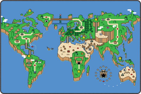 Playmat - Mario World