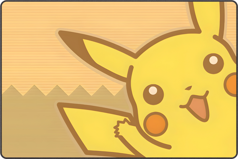 Playmat - Pikachu Scanlines