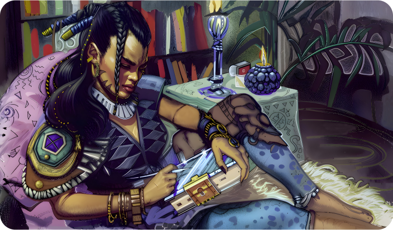 Playmat - Rhystic Study