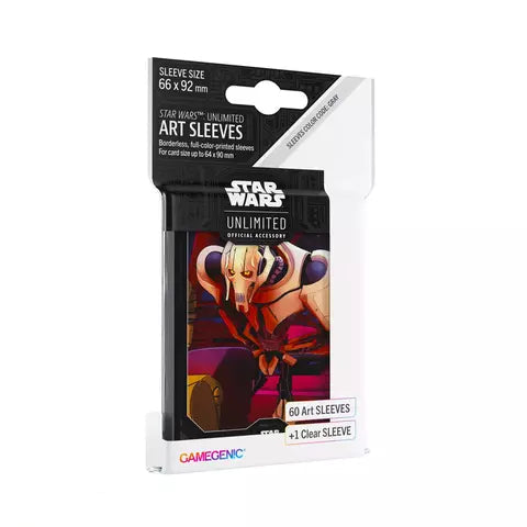 Folios Protectores - STANDARD - Star Wars Unlimited TCG - Art Sleeves - General Grievous