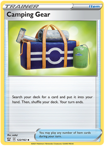 Equipo de campamento (122/163) [Espada y escudo: estilos de batalla] 