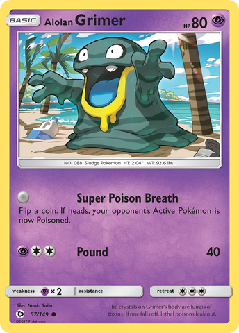 Alolan Grimer (57/149) [Sol y Luna: Conjunto básico] 
