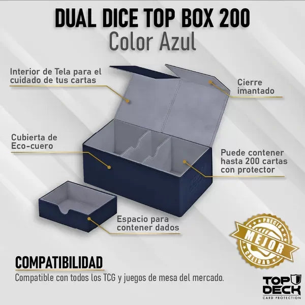 Portamazos Premium - Dual Dice Azul
