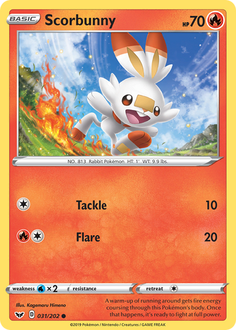 Scorbunny (031/202) [Espada y escudo: conjunto básico] 