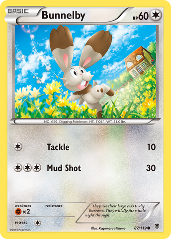 Bunnelby (87/119) [XY: Fuerzas fantasma] 