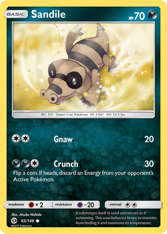 Sandile (83/149) [Sol y Luna: Conjunto básico] 