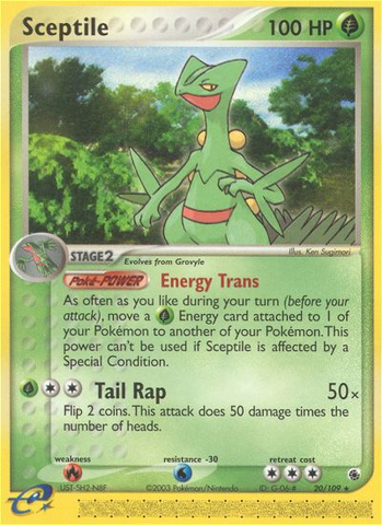 Sceptile (20/109) [EX: Rubí y Zafiro] 