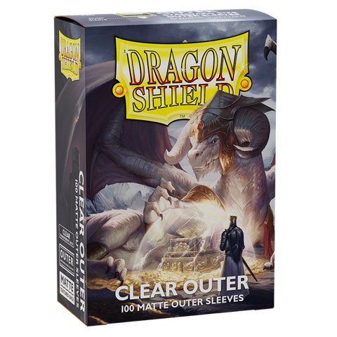 Dragon Shield Sleeves - Clear Outer matte (100 protectores)