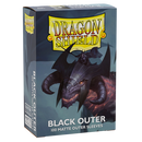Dragon Shield Sleeves - Black Outer matte (100 protectores)