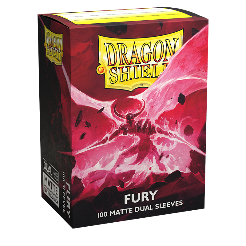 Dragon Shield Sleeves - Fury Matte Dual (100 protectores)