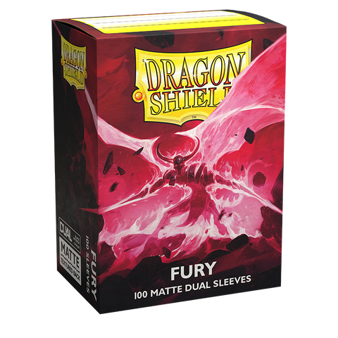 Dragon Shield Sleeves - Fury Matte Dual (100 protectores)