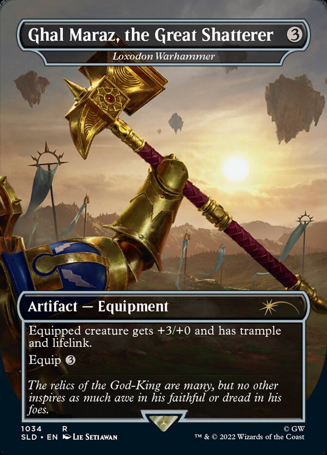 Ghal Maraz, el Gran Destructor - Loxodon Warhammer (Borderless) [Serie Secret Lair Drop] 