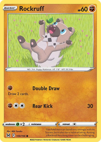 Rockruff (109/196) [Espada y escudo: Origen perdido] 