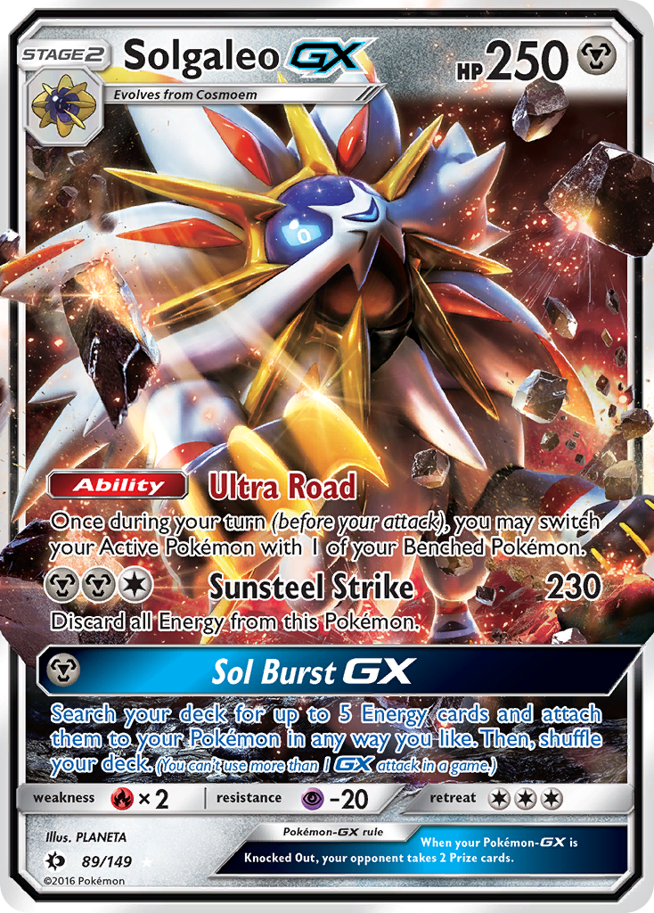 Solgaleo GX (89/149) [Sol y Luna: Conjunto básico] 