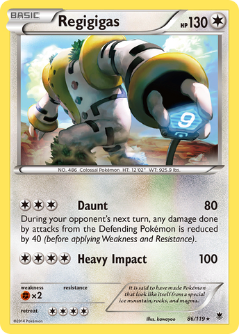 Regigigas (86/119) [XY: Fuerzas fantasma] 