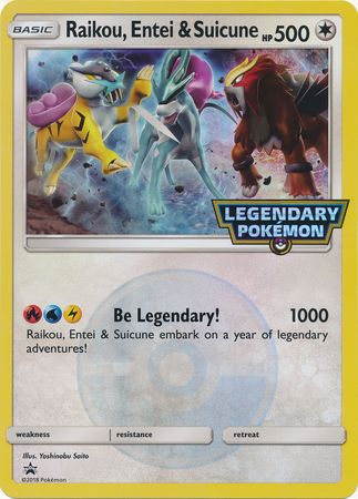Raikou, Entei y Suicune (Tarjeta Jumbo) [Tarjetas varias] 