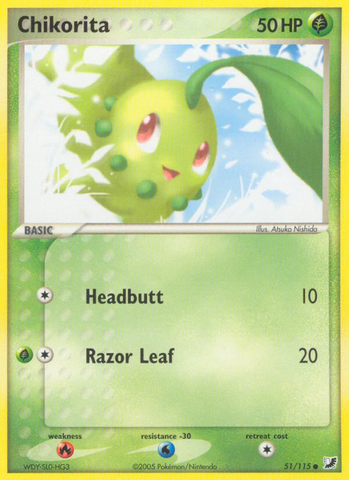 Chikorita (51/115) [EX: Fuerzas invisibles] 