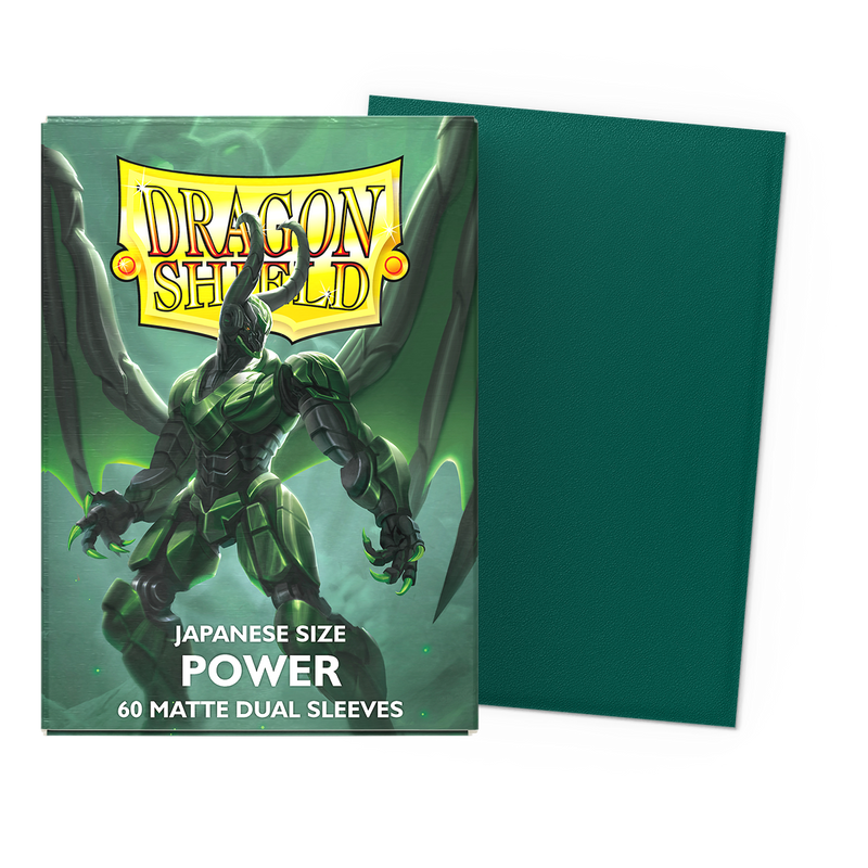 Dragon Shield Sleeves - JAPANESE SIZE - Power Dual Matte (60 protectores)