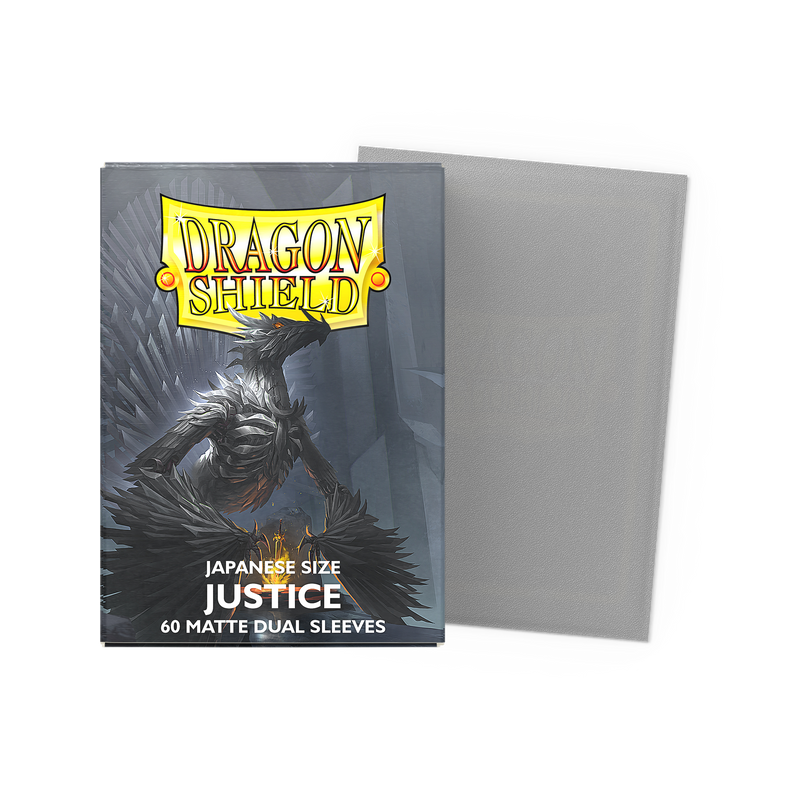 Dragon Shield Sleeves - JAPANESE SIZE - Justice Dual Matte (60 protectores)