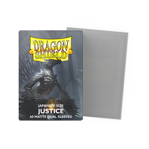 Dragon Shield Sleeves - JAPANESE SIZE - Justice Dual Matte (60 protectores)