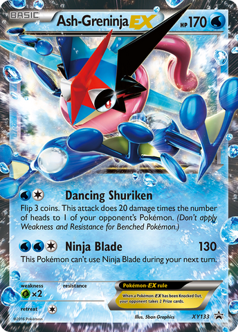 Ash-Greninja EX (XY133) [XY: Promociones de Black Star] 