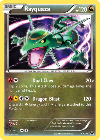 Rayquaza (XY141) [XY: Promociones de Black Star] 
