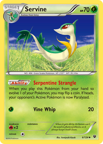 Servine (6/124) [XY: Destinos en colisión] 